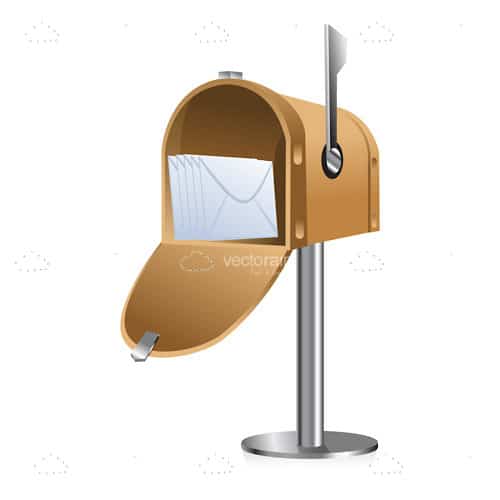Abstract 3D Mail Box